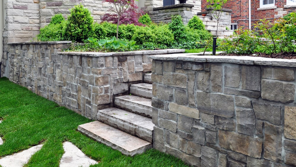 Natural Stone in Garden - Construction Materials for Outdoor Living Spaces